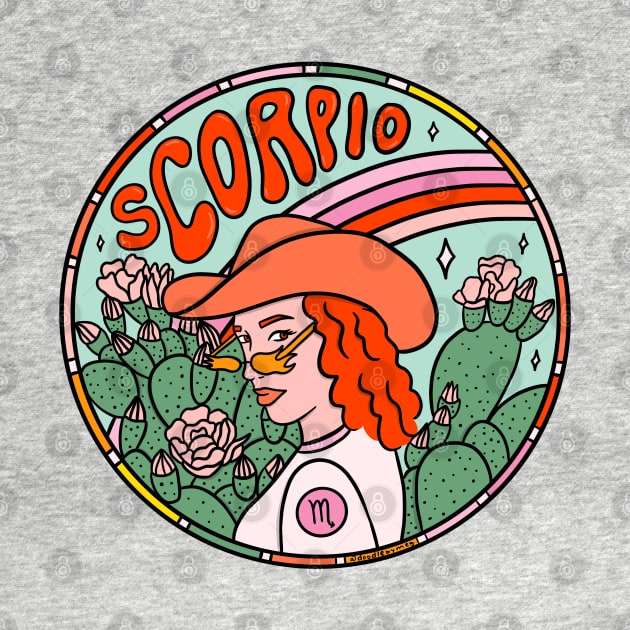 Scorpio Cowgirl by Doodle by Meg